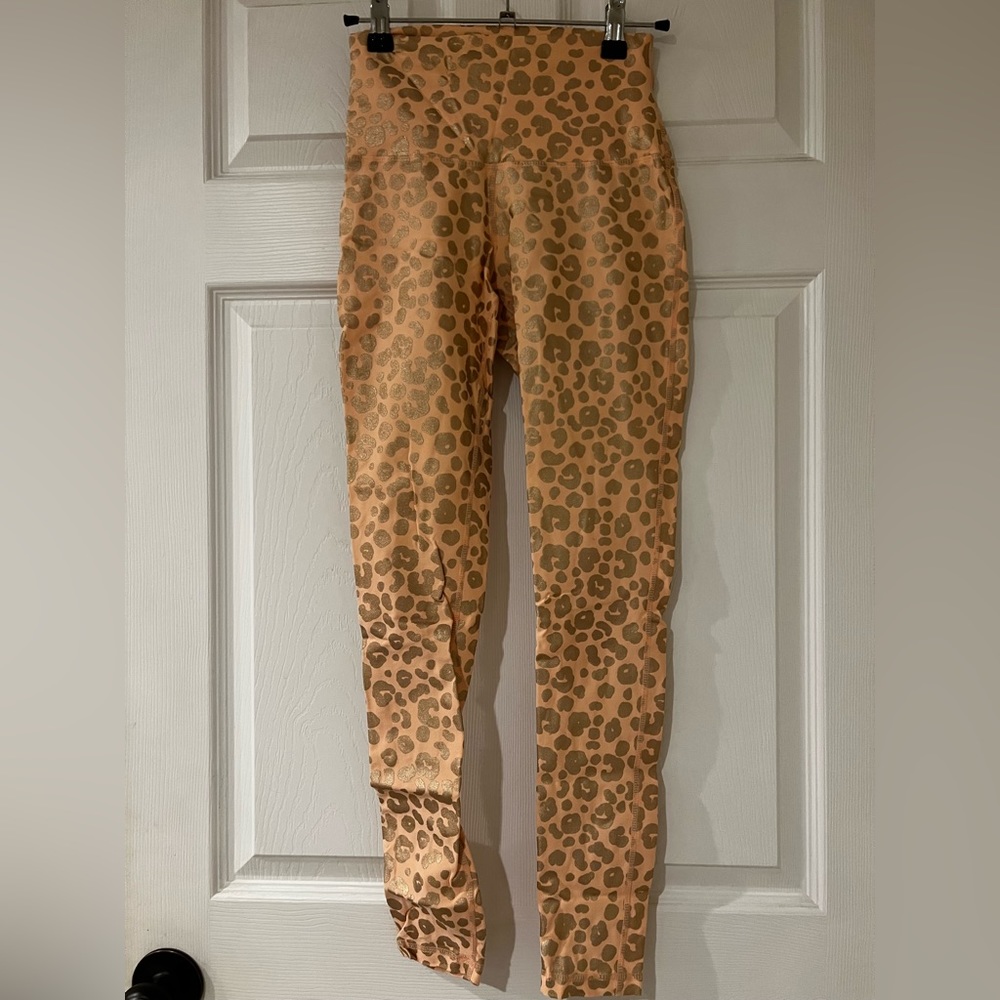 Electric yoga leopard leggings size xs